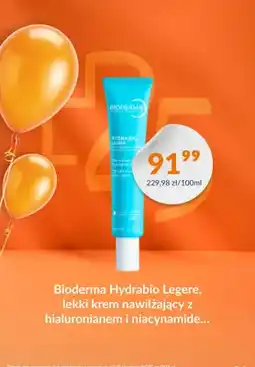 DOZ.PL Krem do twarzy Bioderma Hydrabio Legere lekki krem nawilżający z hialuronianem i niacynamidem oferta