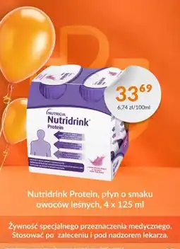 DOZ.PL Płyn Nutridrink Protein o smaku owoców leśnych 4-pak oferta