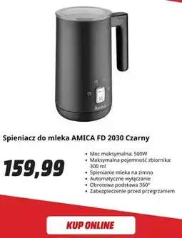 Media Markt Spieniacz do mleka Amica Czarny oferta