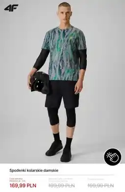 4F Spodenki kolarskie damskie 4F oferta