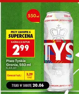 Biedronka Piwo Tyskie Gronie oferta