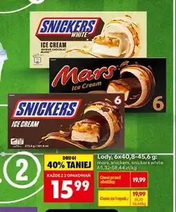 Biedronka Lody Mars 6-pak oferta