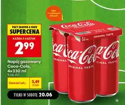 Biedronka Napój gazowany Coca-Cola 4-pak oferta