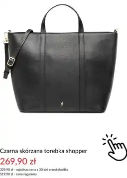 OCHNIK Torebka shopper czarna skórzana Ochnik oferta