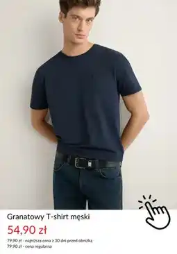 OCHNIK T-shirt męski granatowy oferta