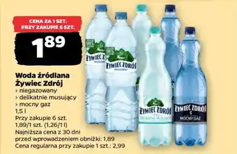 Woda źródlana Żywiec Zdrój