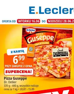E.Leclerc Pizza Guseppe Dr. Oetker oferta