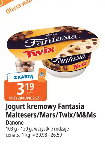 E.Leclerc Jogurt kremowy Fantasia Maltesers/Mars/Twix/M&Ms Danone oferta