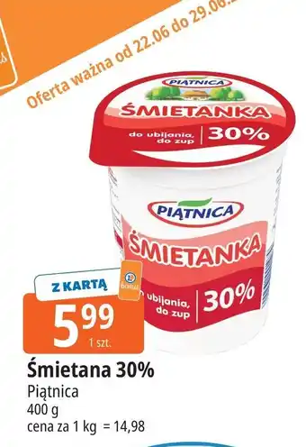 E.Leclerc Śmietana 30% Piątnica oferta