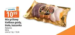 E.Leclerc Mix grillowy kiełbasa gazdy, biała, kaszanka Kabanos oferta