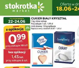 Stokrotka Market Cukier Biały Kryształ Polski Cukier oferta