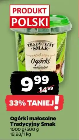 Netto Ogórki małosolne Tradycyjny Smak oferta
