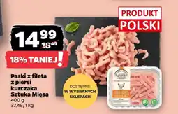 Netto Paski z fileta z piersi kurczaka Sztuka Mięsa oferta