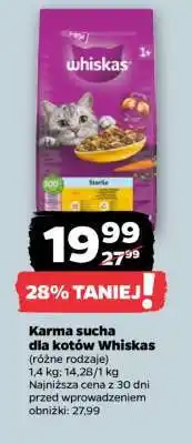 Netto Karma sucha dla kotów Whiskas oferta