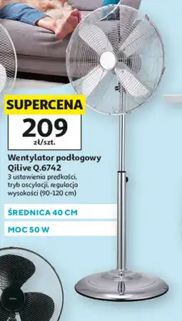 Auchan Wentylator podłogowy Qilive Q.6742 oferta
