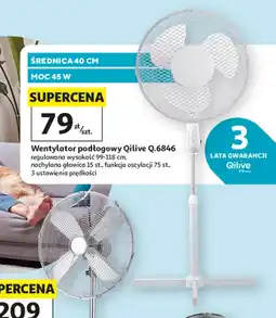 Auchan Wentylator podłogowy Qilive Q.6846 oferta