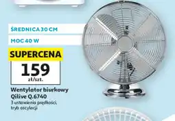 Auchan Wentylator biurkowy Qilive Q.6740 oferta