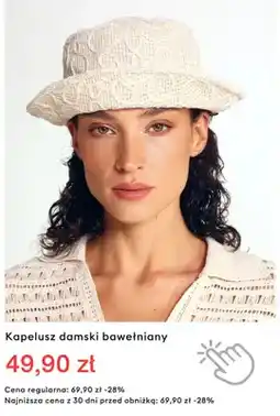Medicine Kapelusz damski bawełniany oferta