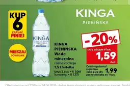 Kaufland Woda mineralna niegazowana Kinga Pienińska oferta