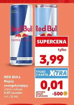 Kaufland Napój energetyzujący Red Bull oferta