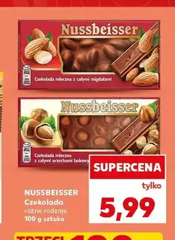 Kaufland Czekolada Nussbeisser mleczna z całymi migdałami oferta