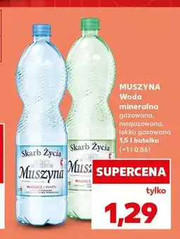 Kaufland Woda mineralna Skarb Życia Muszyna gazowana oferta