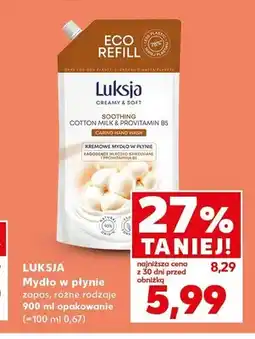 Kaufland Mydło w płynie zapas Luksja oferta
