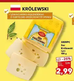 Kaufland Ser Królewski light Sierpc oferta