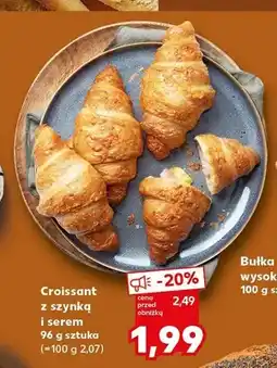 Kaufland Croissant z szynką i serem oferta