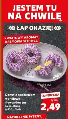 Kaufland Donut z nadzieniem waniliowo-lawendowym oferta