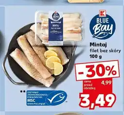 Kaufland Mintaj filet bez skóry Blue Bay oferta