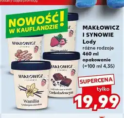 Kaufland Lody Makłowicz i Synowie Mleczna Polska oferta