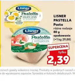 Kaufland Pasta jajeczna Lisner Pastella oferta