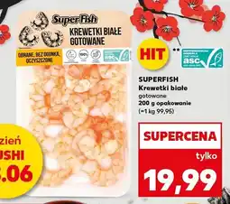 Kaufland Krewetki białe gotowane SuperFish oferta