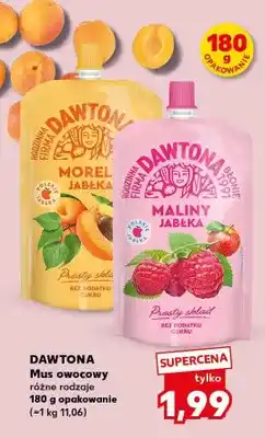 Kaufland Mus owocowy Dawtona malina jabłko oferta