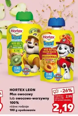 Kaufland Mus owocowy Hortex Leon kiwi oferta