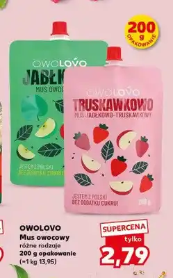 Kaufland Mus owocowy Owolovo jabłko oferta