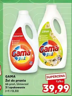 Kaufland Żel do prania Gama Universal oferta
