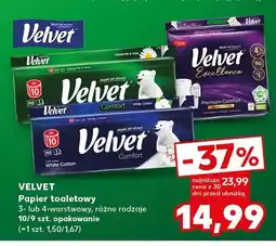 Kaufland Papier toaletowy Velvet oferta