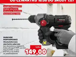 Kaufland Akumulatorowa wiertarka udarowa Parkside Performance oferta