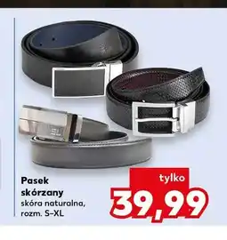 Kaufland Pasek skórzany oferta