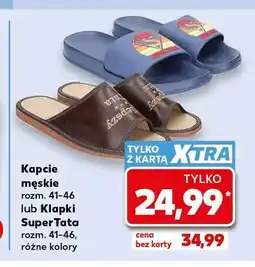 Kaufland Kapcie męskie oferta