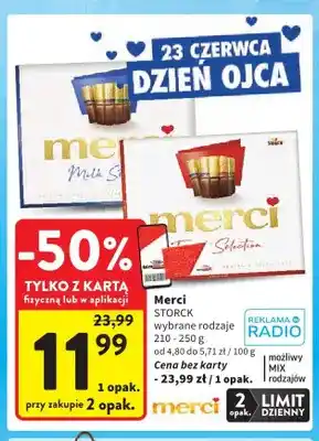 Czekoladki Merci Storck