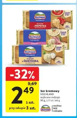 Ser kremowy Hochland z papryką