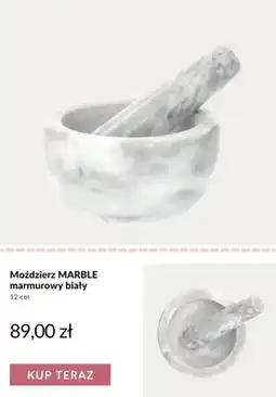 Homla Moździerz marmurowy biały MARBLE 12 cm oferta