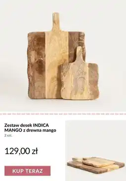 Homla Zestaw desek Indica Mango z drewna mango oferta