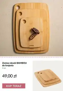 Homla Zestaw desek do krojenia Homla BAMBOU oferta