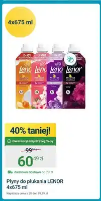ERLI Płyn do płukania tkanin Lenor 4-pak oferta