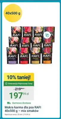 ERLI Mokra karma dla psa Rafi 40-pak 500 g mix smaków oferta