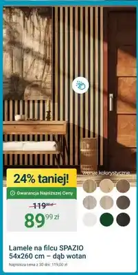 ERLI Lamele na filcu Spazio dąb wotan oferta